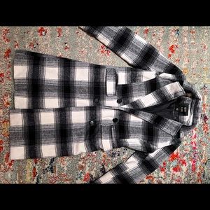Plaid long coat!